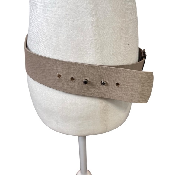 COP COPINE 100% Genuine Leather Studded Statement Belt Logo Women’s Sz Medium main image 7